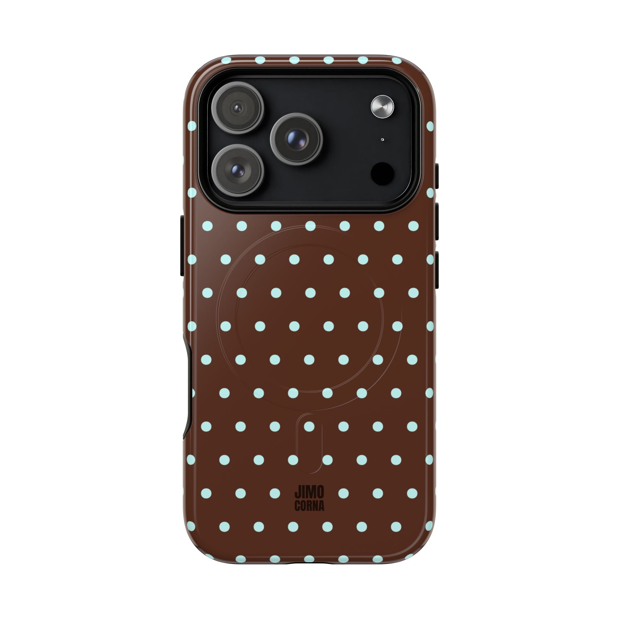 Polka Dot | Brown and Blue