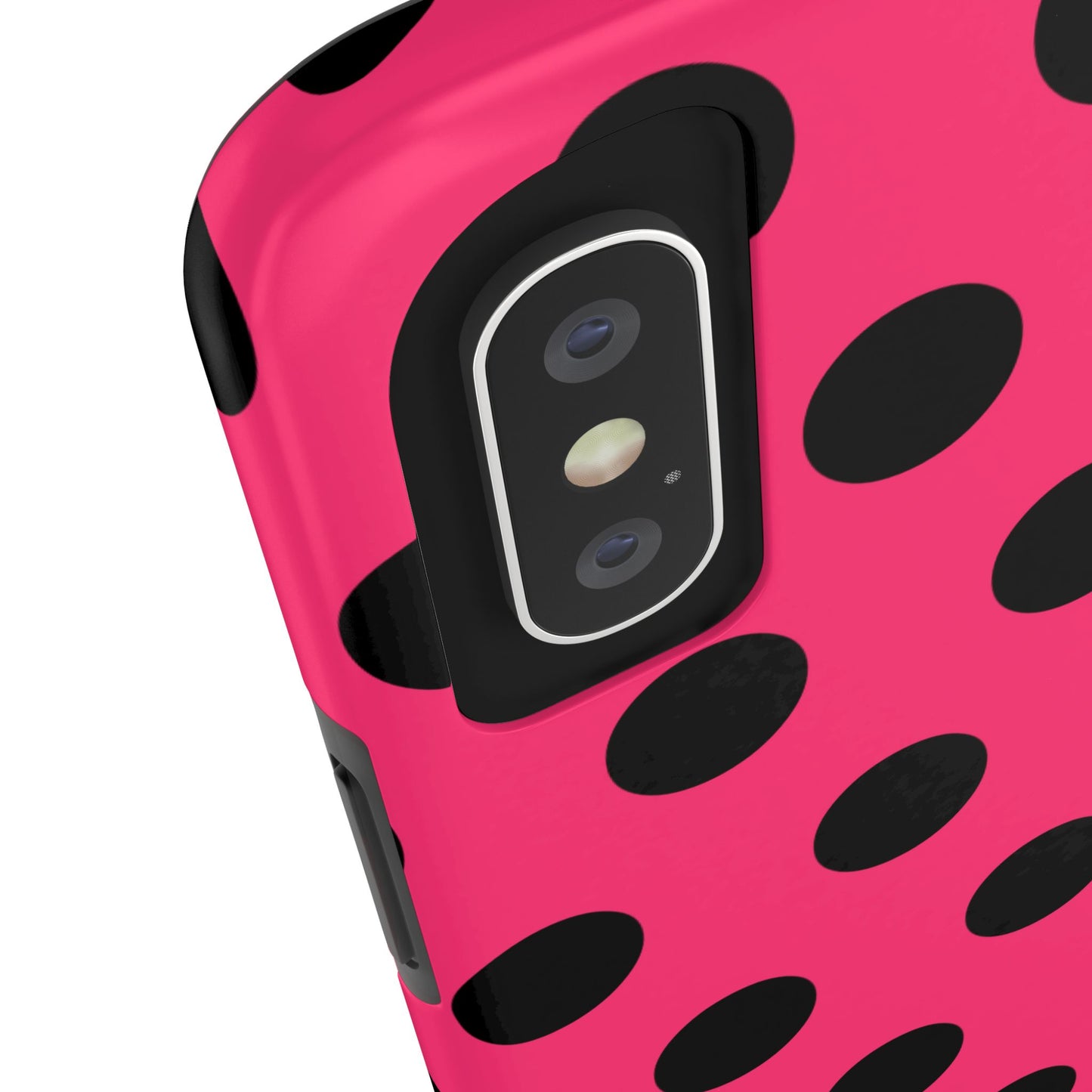 Big Polka Dot | Hot Pink and Black