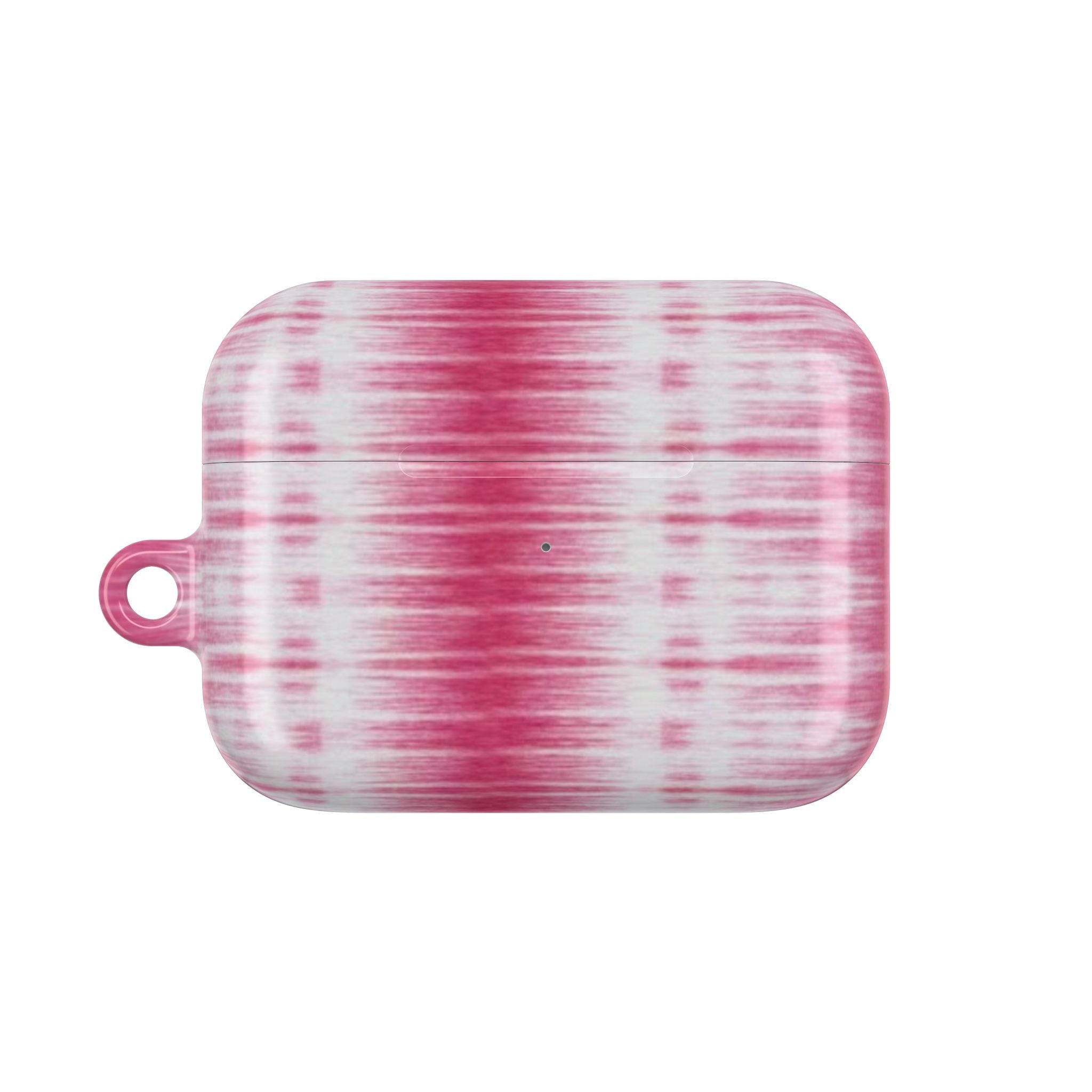 Pink Woven Texture AirPods Case