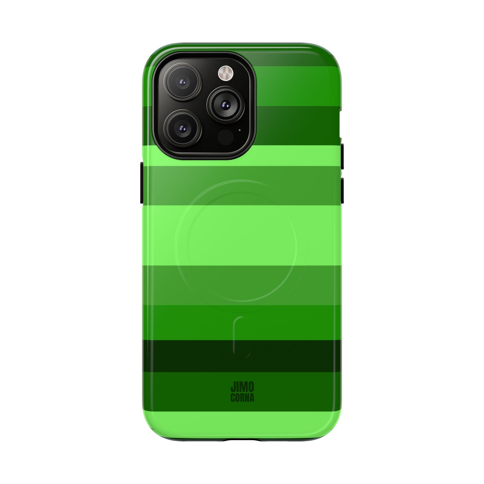 Matcha Stripe MagSafe iPhone Case