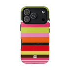 Berry Citrus Stripe MagSafe iPhone Case