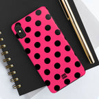 Big Polka Dot | Hot Pink and Black