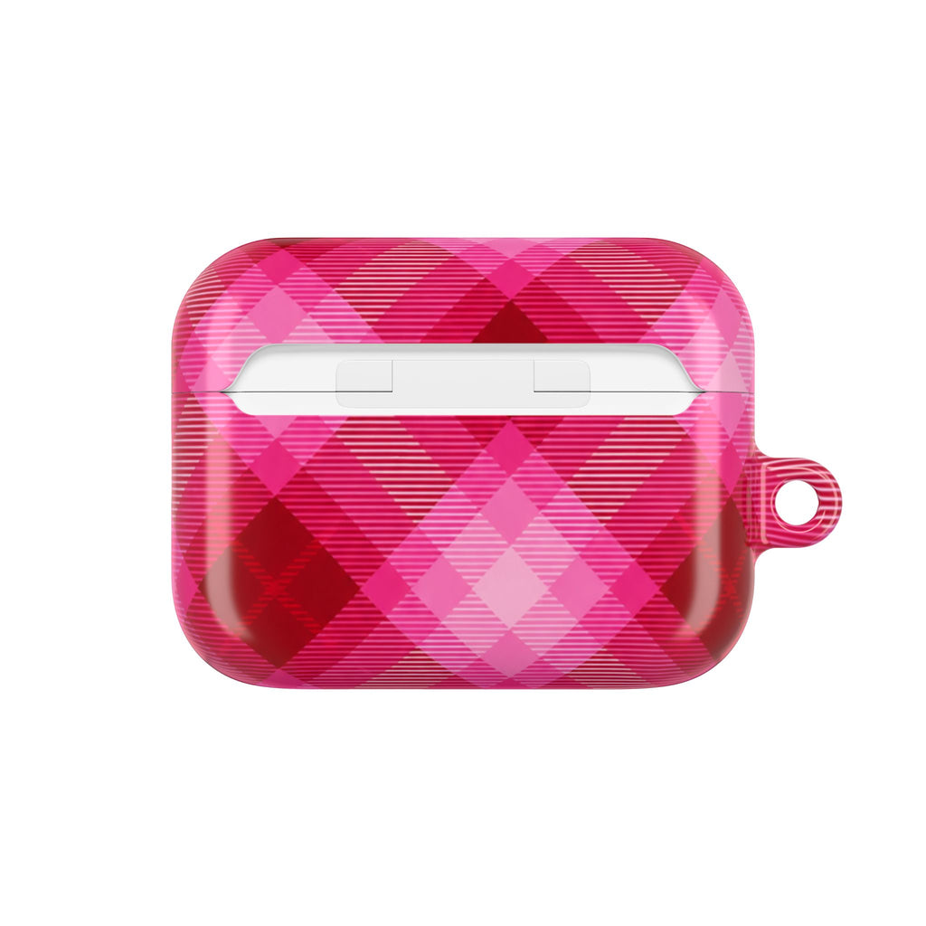 Pink Picnic Plaid AirPods Case