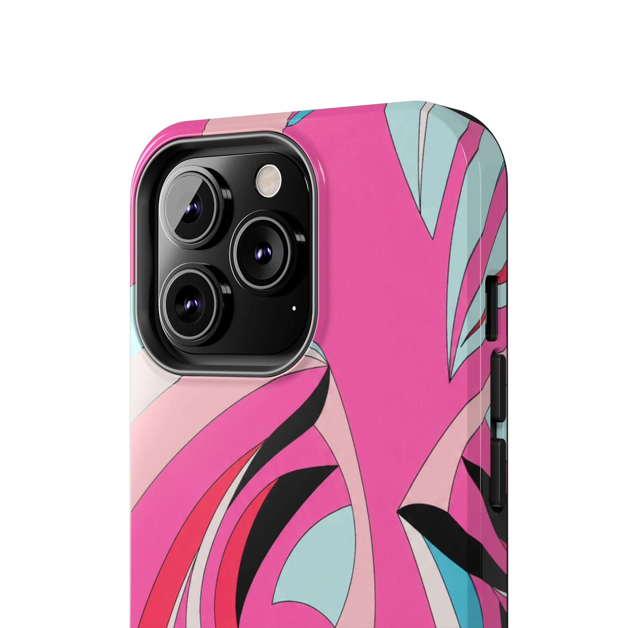 Pink Tropic Swirl iPhone Case