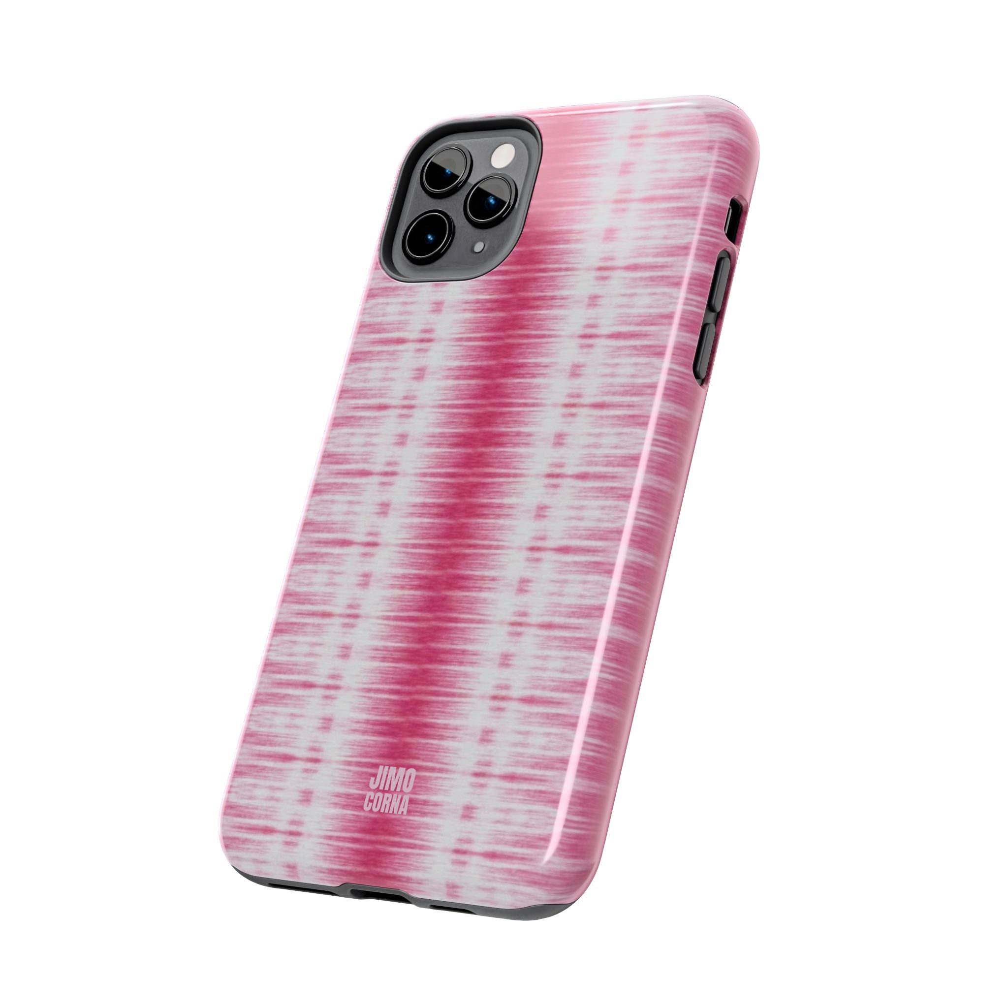 Pink Woven Texture iPhone Case