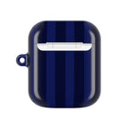 Bold Stripes AirPods Case | Navy Blue