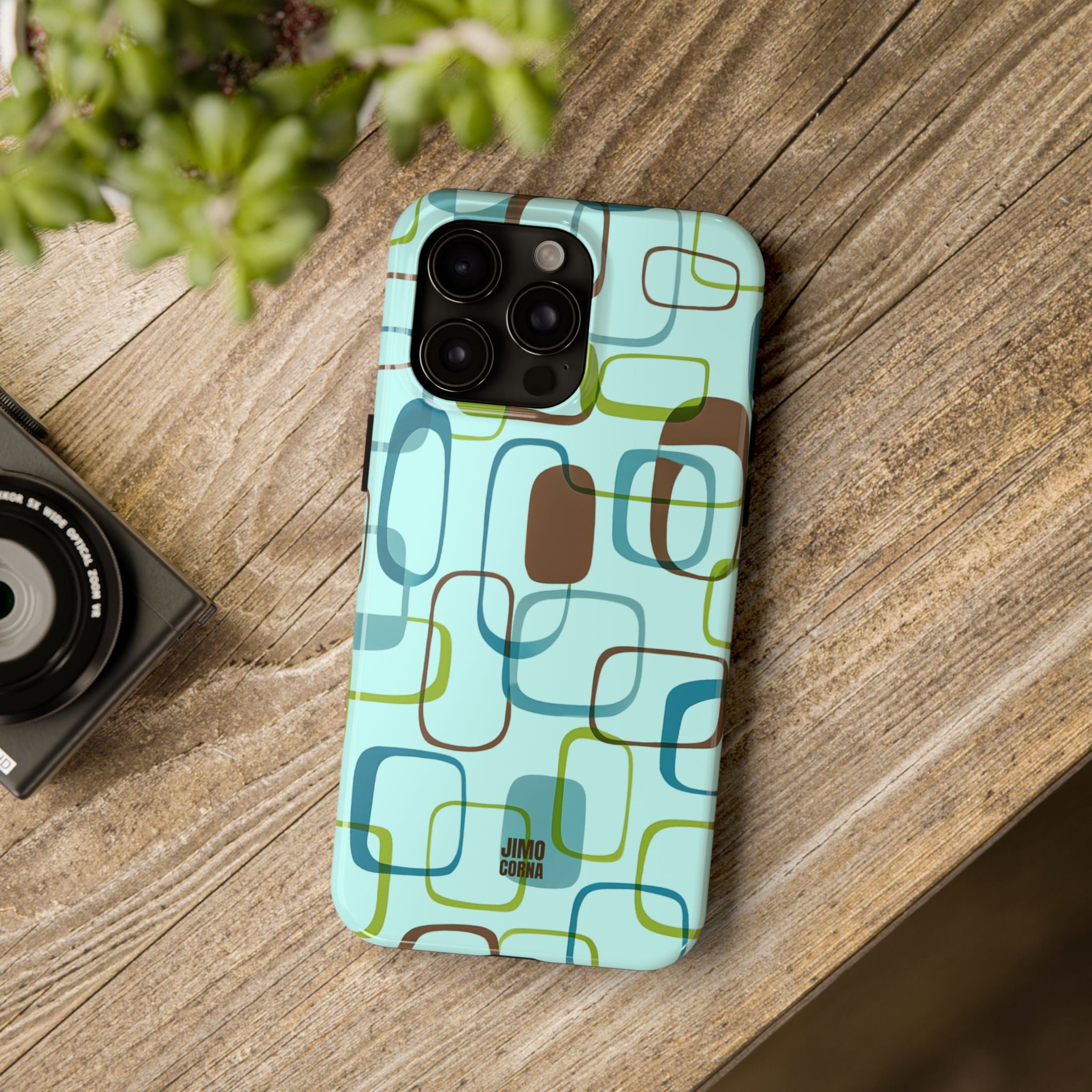 Coast Blocks iPhone Case | Mint