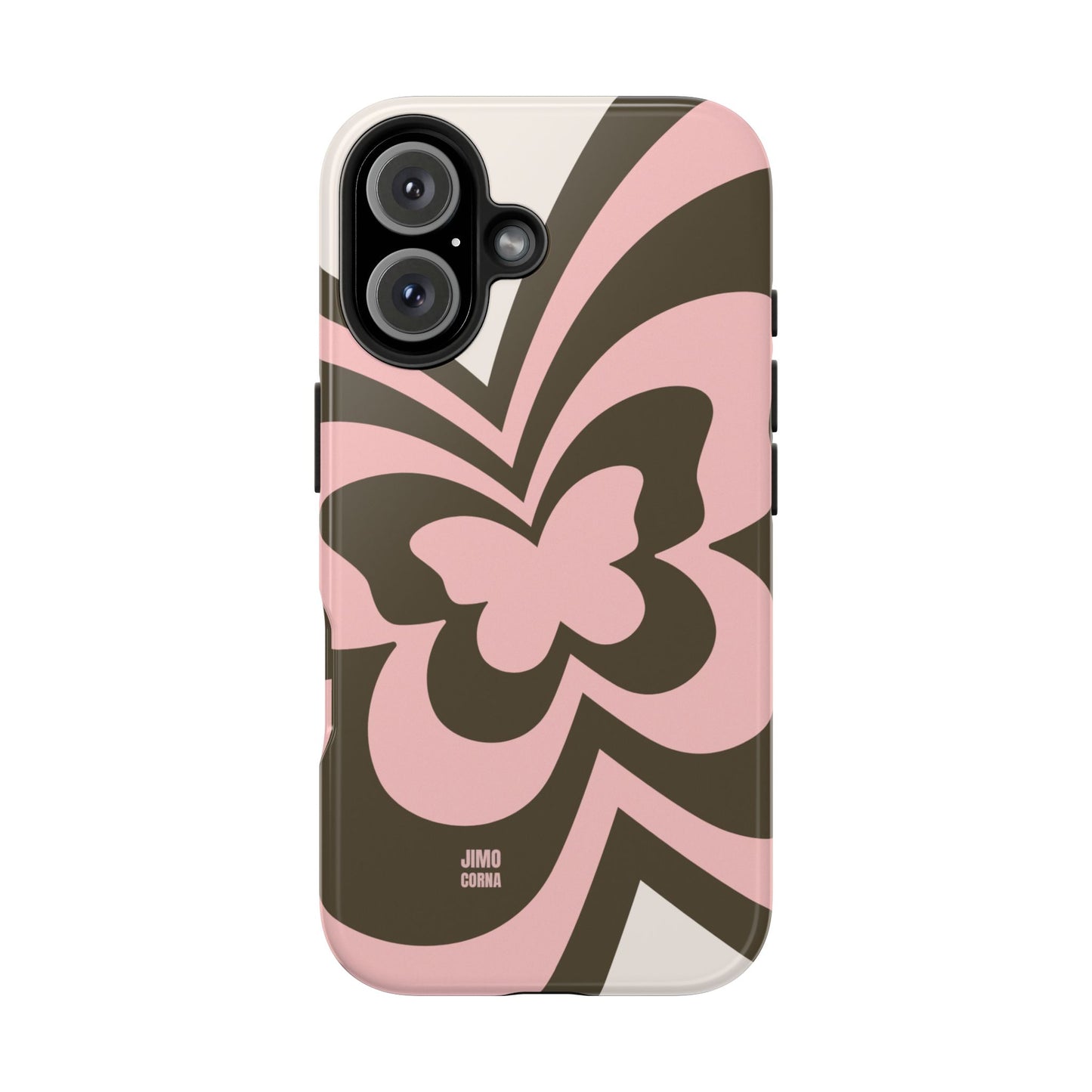 Pink Retro Butterfly