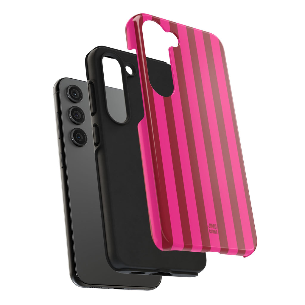 Bold Stripes Samsung Galaxy Case | Strawberry Burst