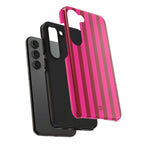 Bold Stripes Samsung Galaxy Case | Strawberry Burst