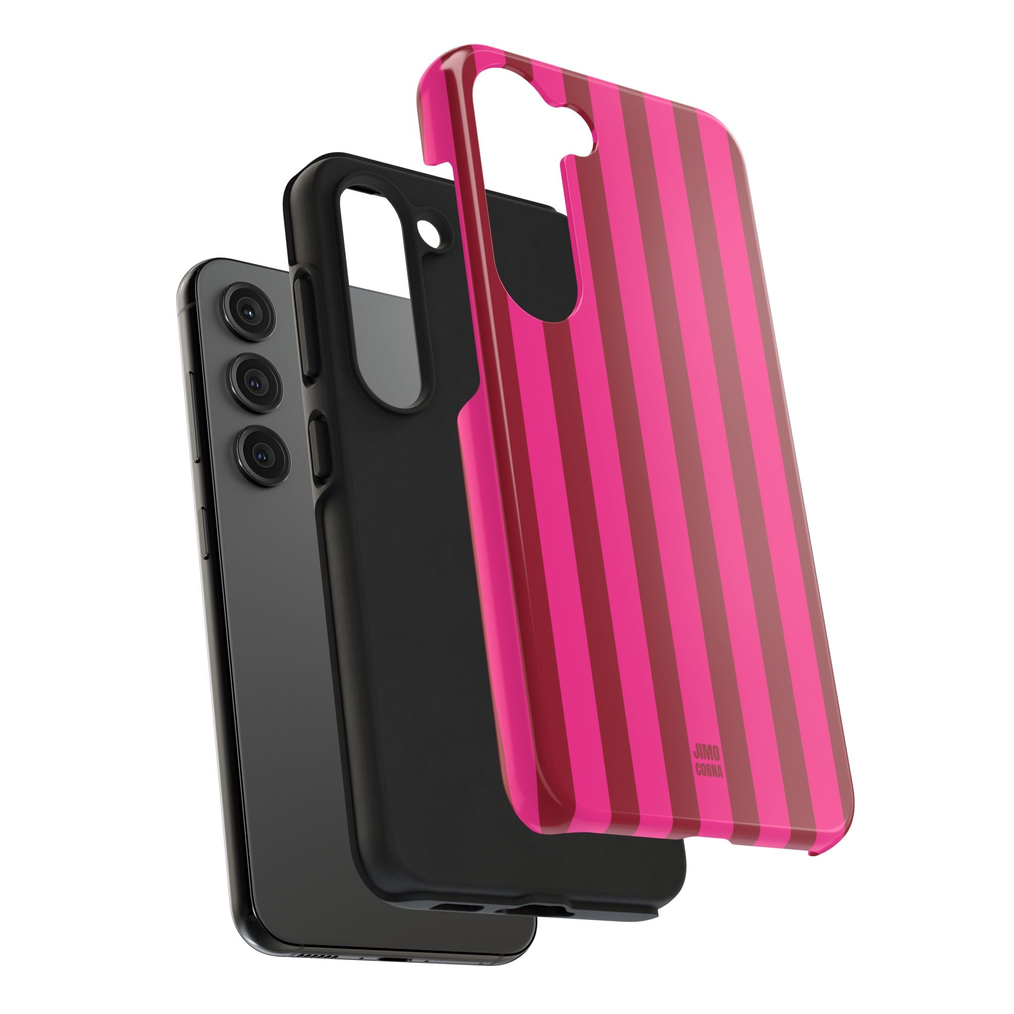 Bold Stripes Samsung Galaxy Case | Strawberry Burst