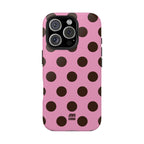Big Polka Dot | Pink and Black