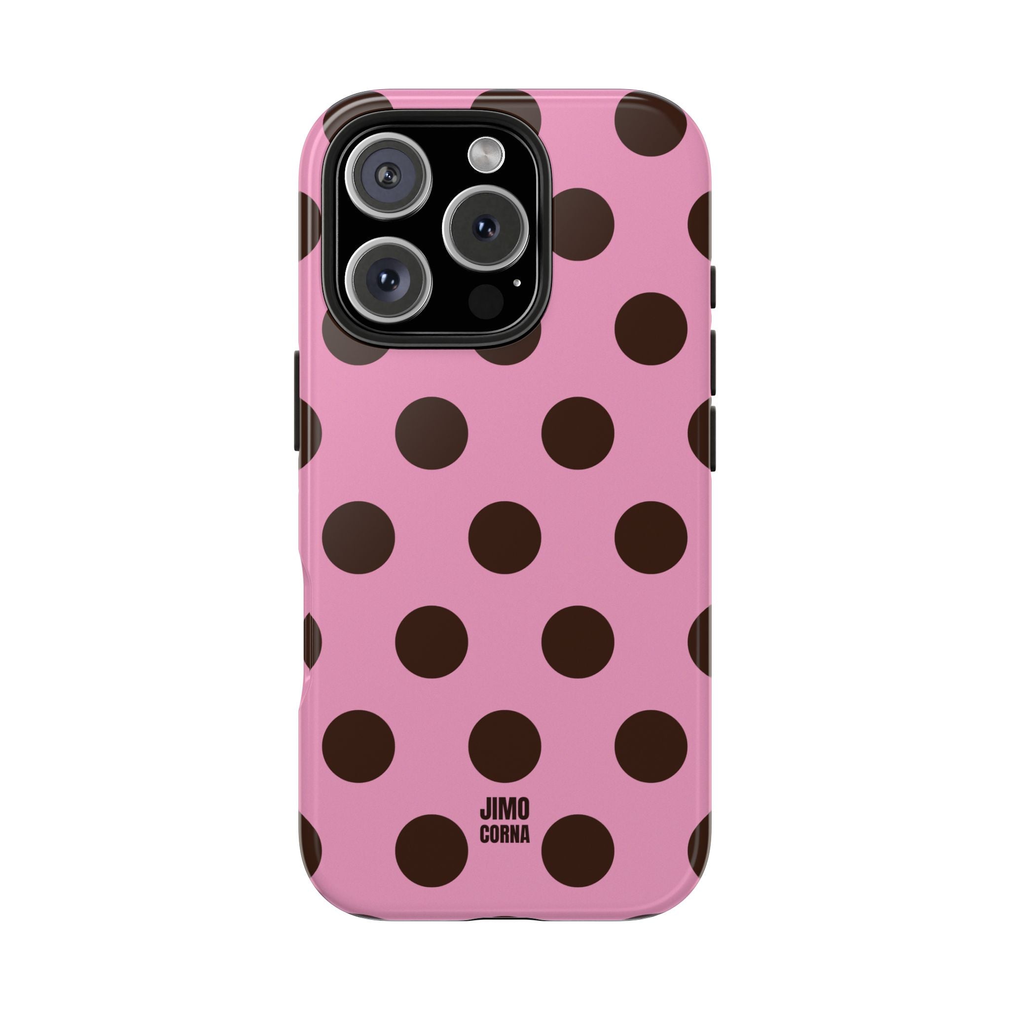 Big Polka Dot | Pink and Black