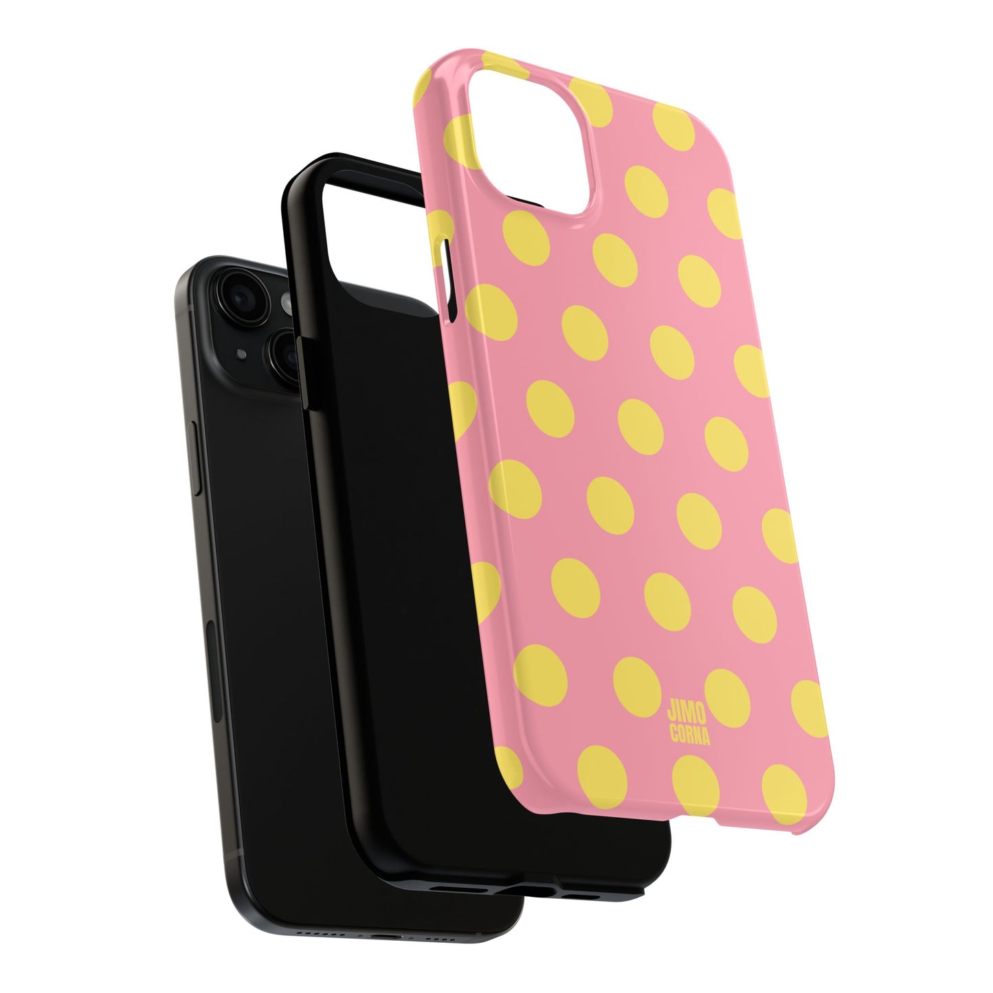 Big Polka Dot | Pink and Yellow