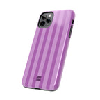 Bold Stripes iPhone Case | Plum