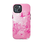 Pink Flutter Garden MagSafe iPhone Case