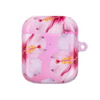 Pink Hibiscus AirPods Case