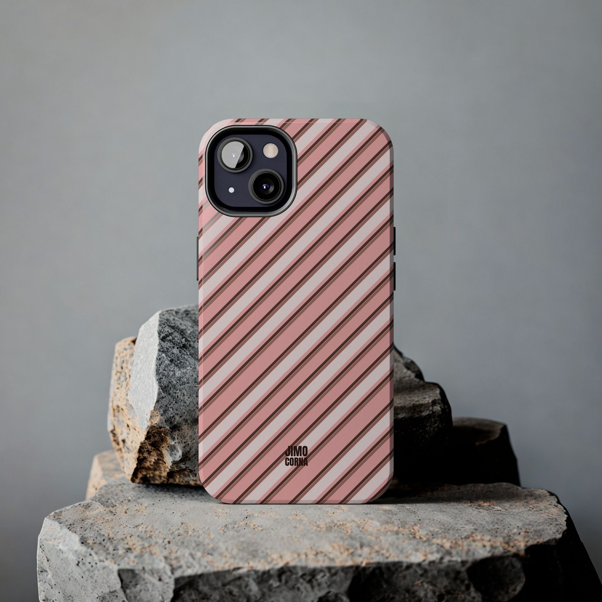 Angelina Stripes | Pink - iPhone Case