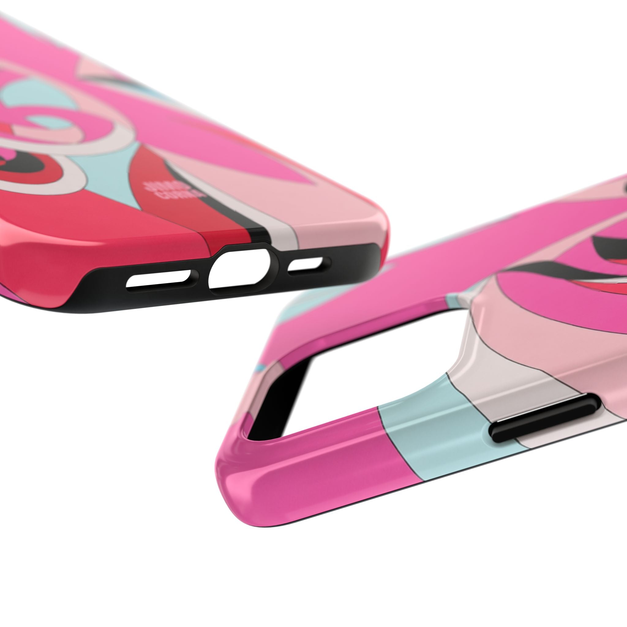Pink Tropic Swirl iPhone Case