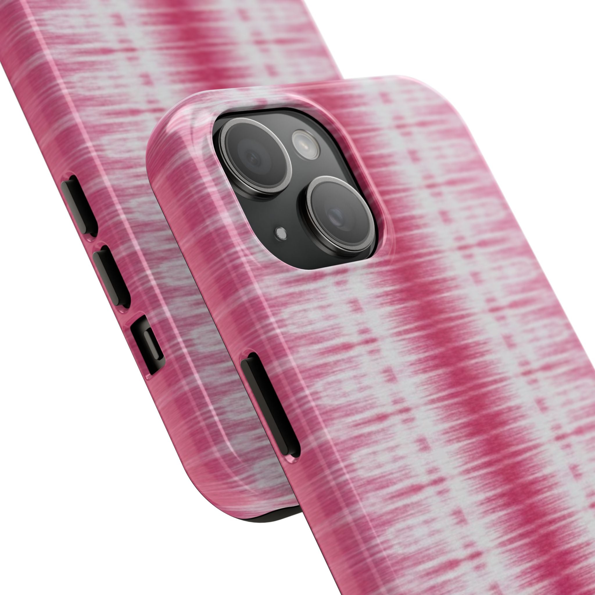 Pink Woven Texture iPhone Case