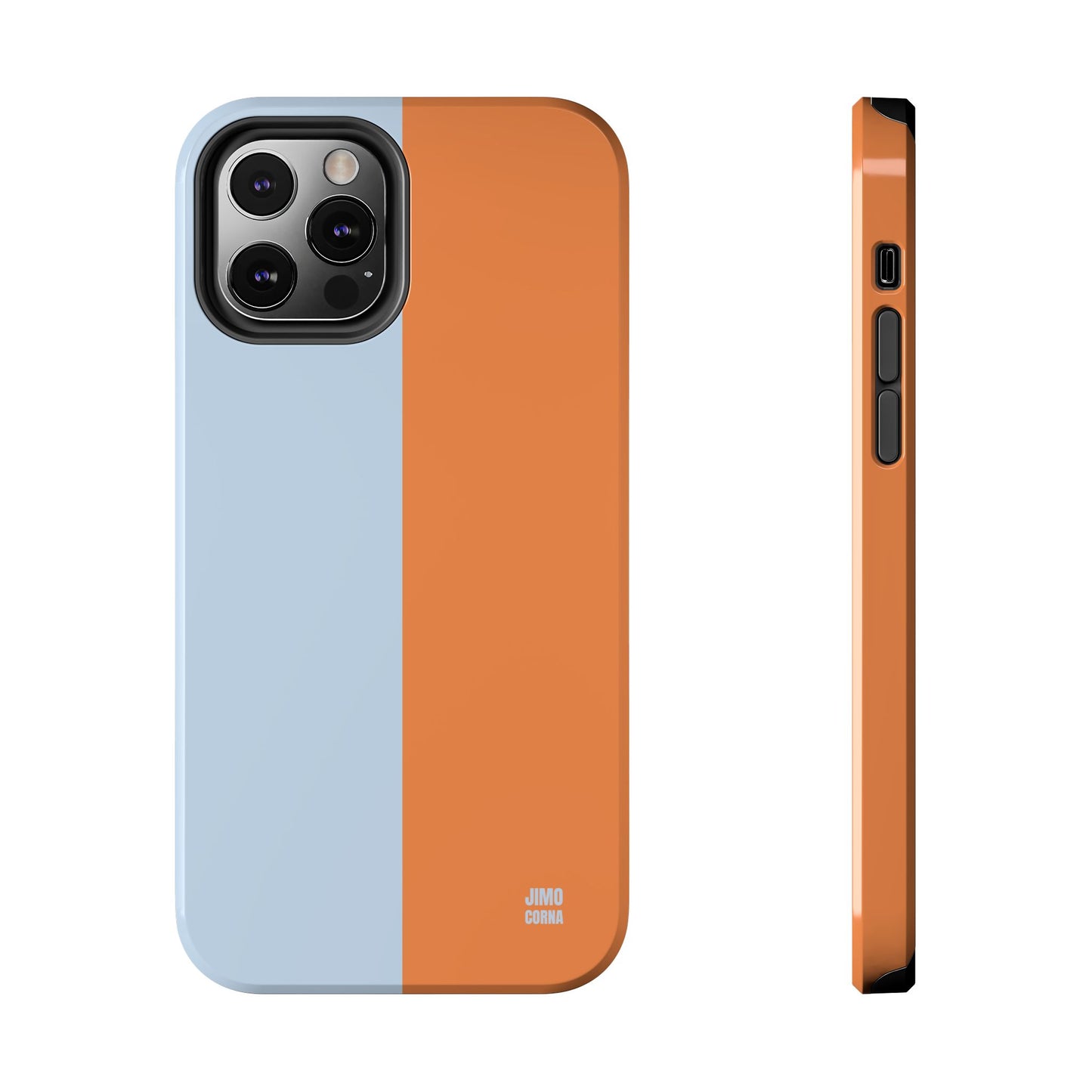 Orange and Blue Color Block