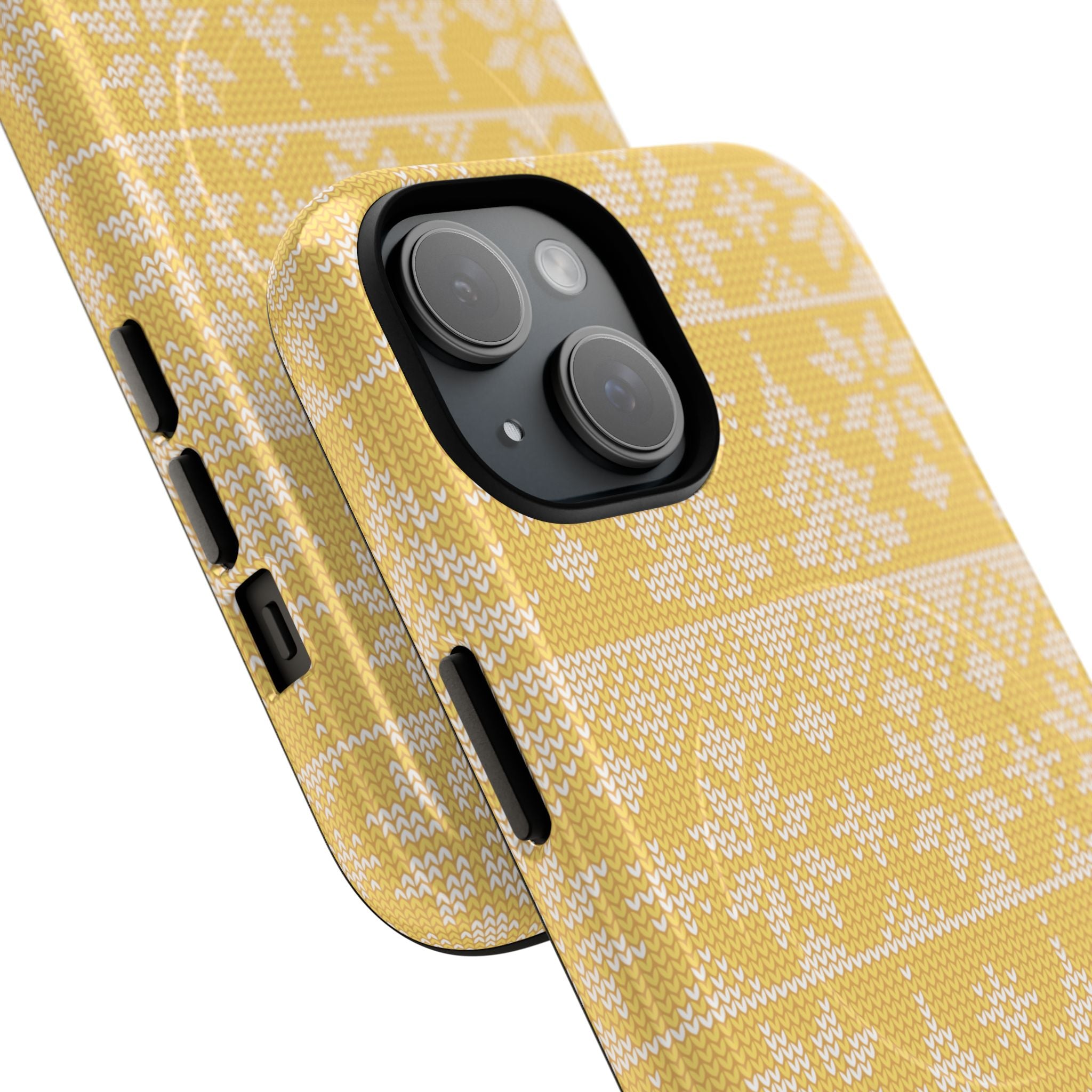 Holiday Knit | Yellow MagSafe iPhone Case