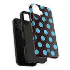 Big Polka Dot | Brown and Blue