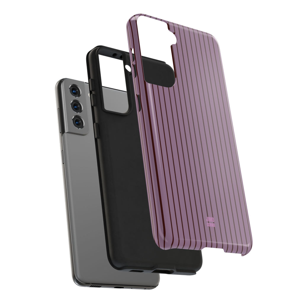 Plum Berry Soft Stripes