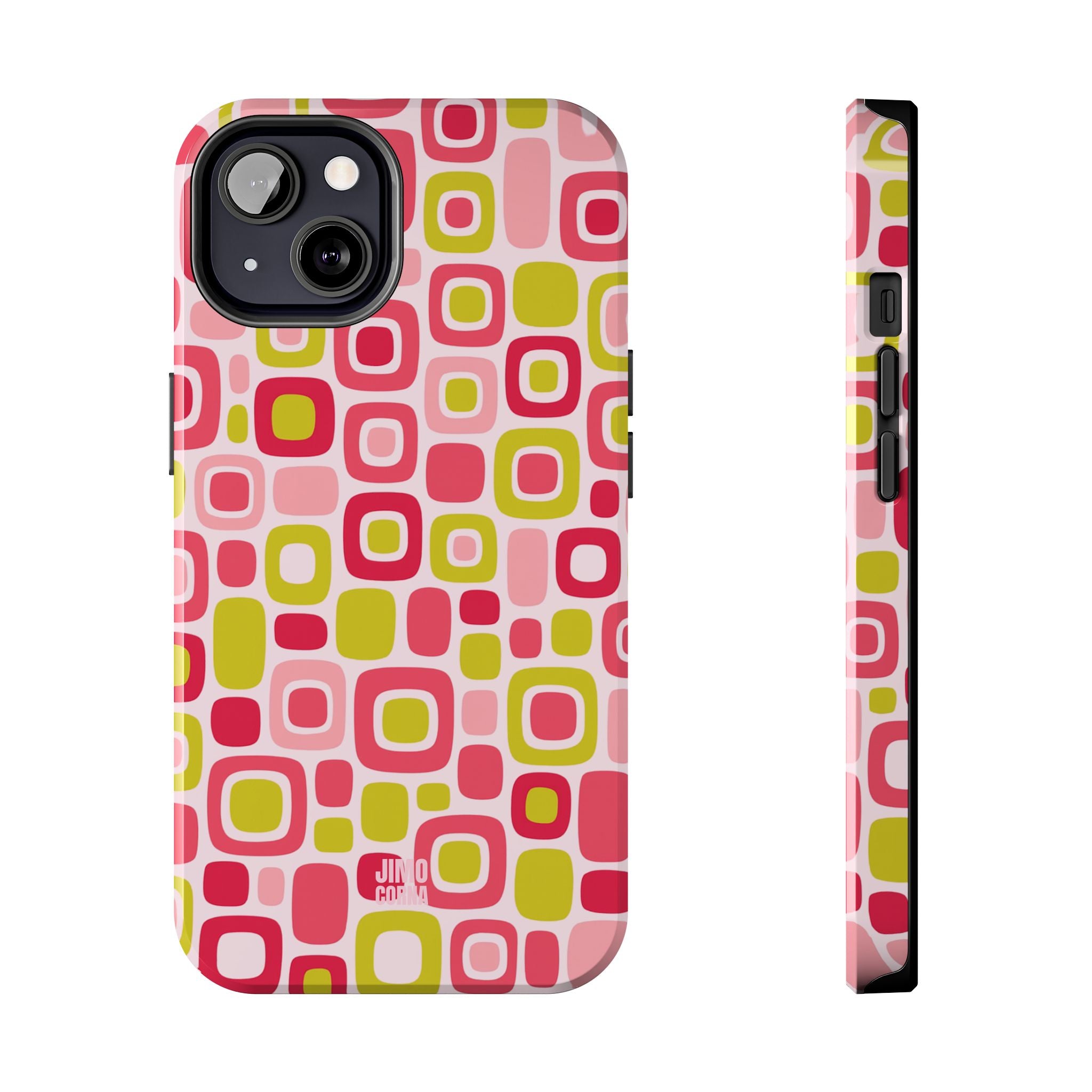 Bubble Pop Geometry iPhone Case