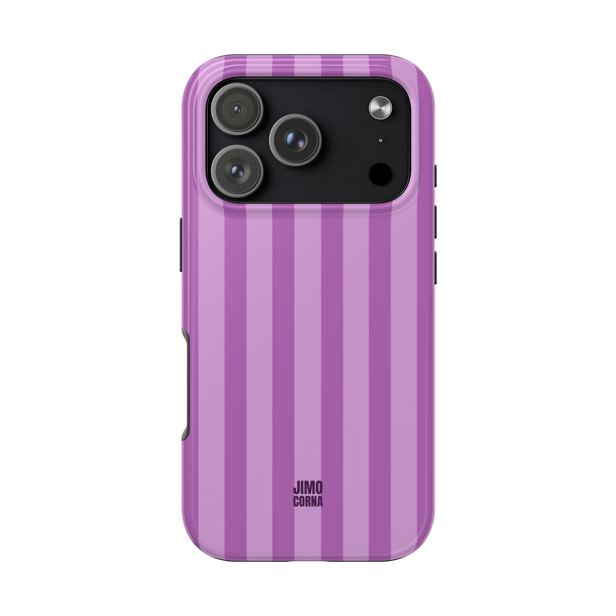 Bold Stripes iPhone Case | Plum