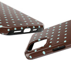 Polka Dot | Brown and Blue