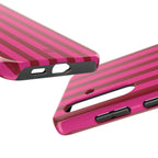 Strawberry Burst Bold Stripes
