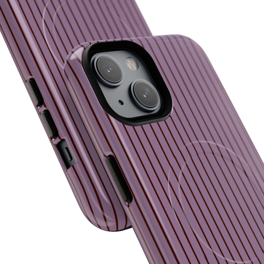 Plum Berry Soft Stripes