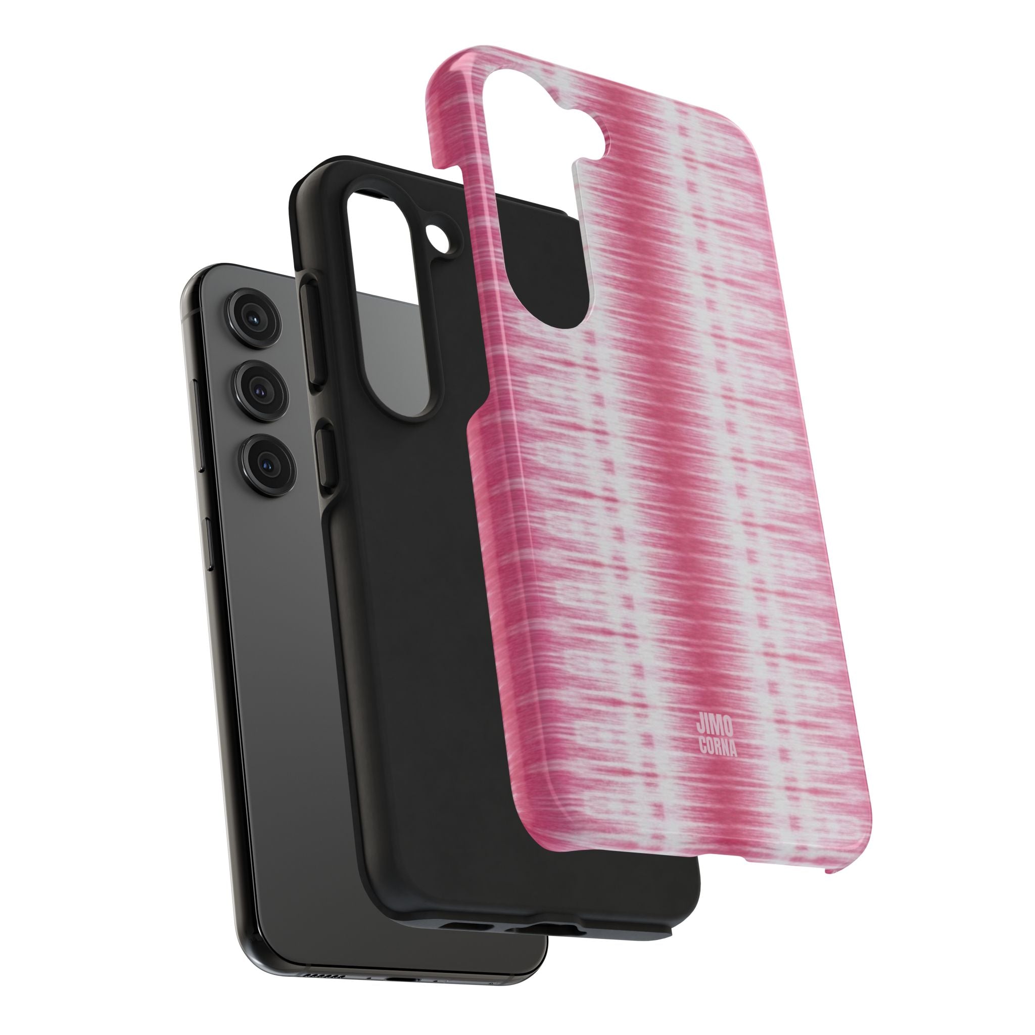 Pink Woven Texture Samsung Galaxy Case