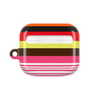 Berry Citrus Stripe AirPods Case
