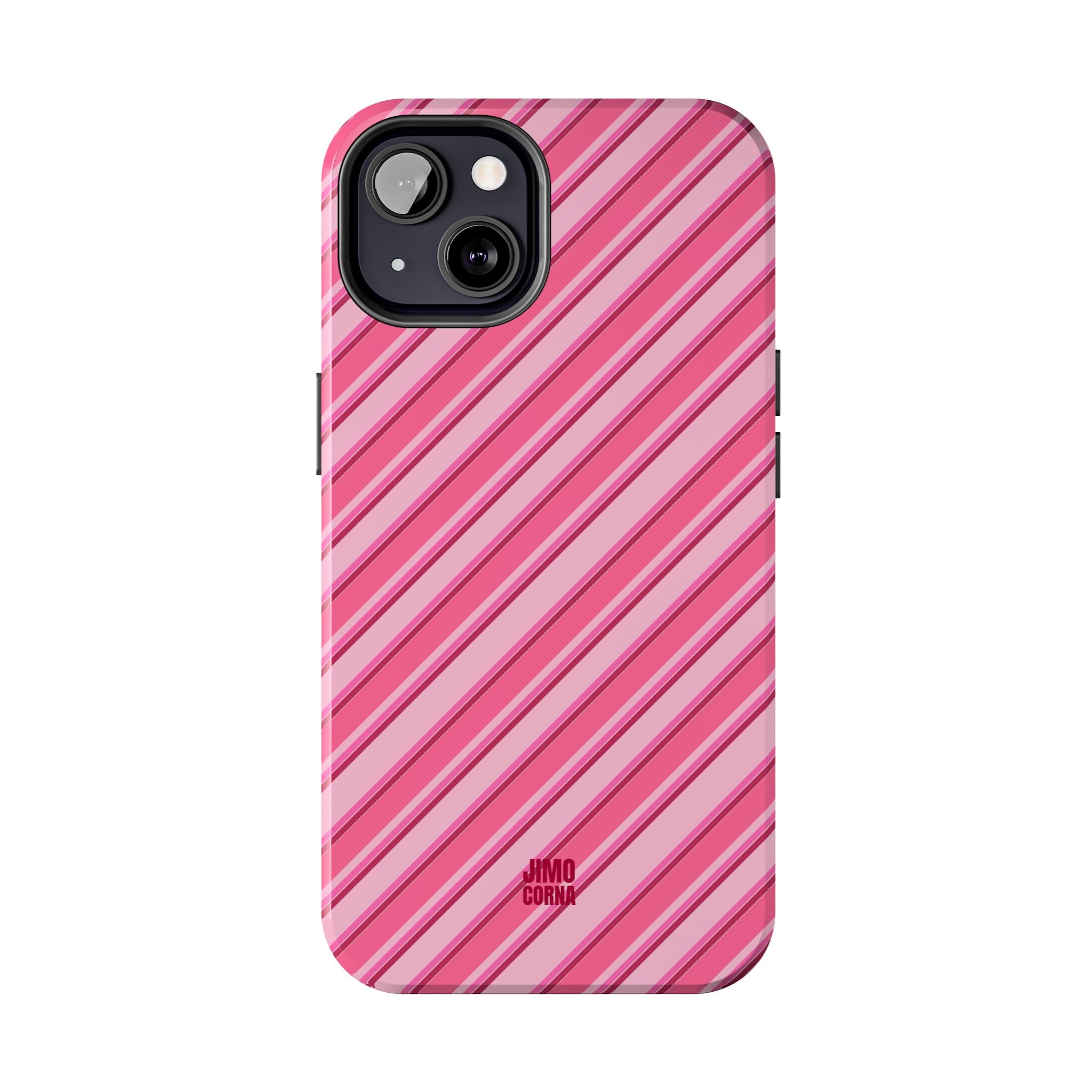 Angelina Stripes | Hot Pink - iPhone Case