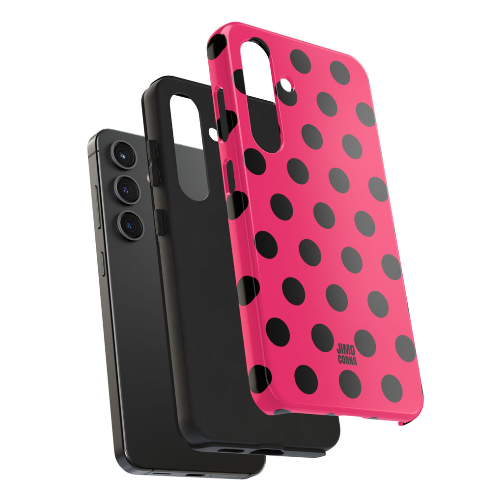 Big Polka Dot | Hot Pink and Black