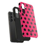 Big Polka Dot | Hot Pink and Black