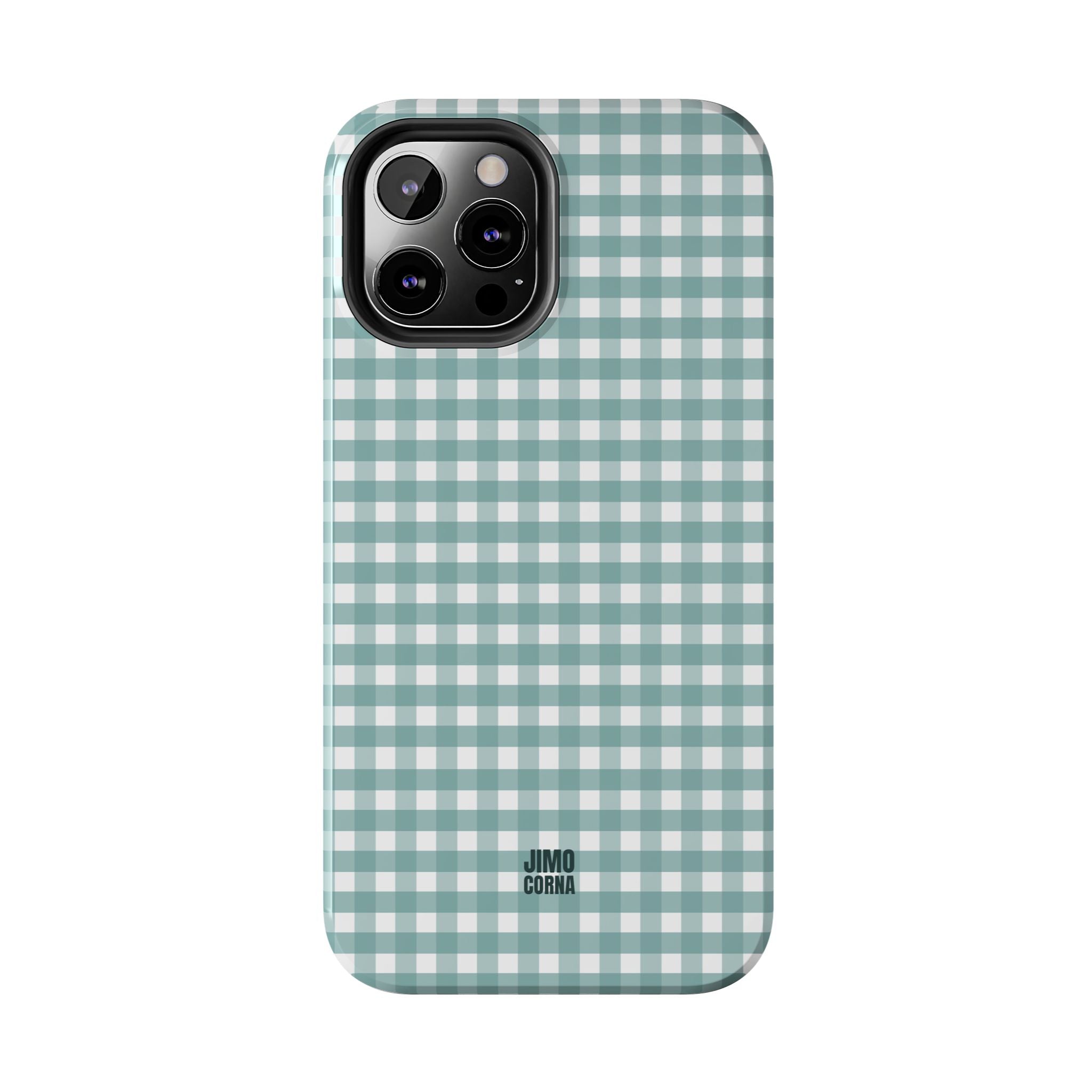 Farm Gingham iPhone Case | Blue
