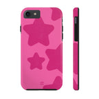 Hot Pink Bold Stars
