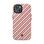 Angelina Stripes | Pink - MagSafe iPhone Case