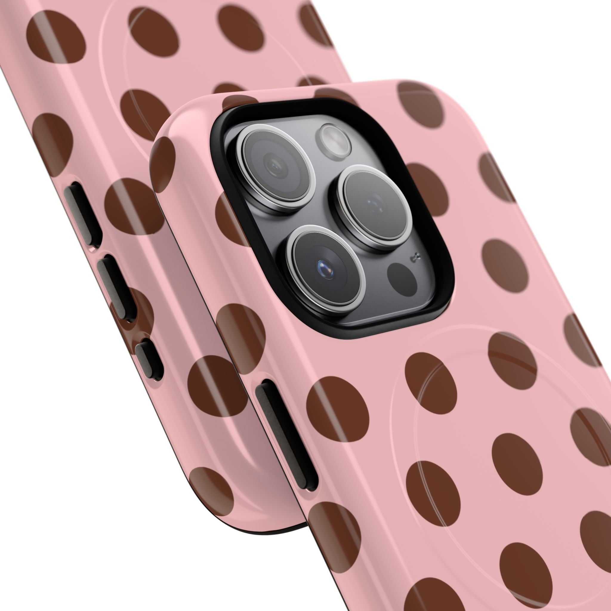 Big Polka Dot | Pink and Brown