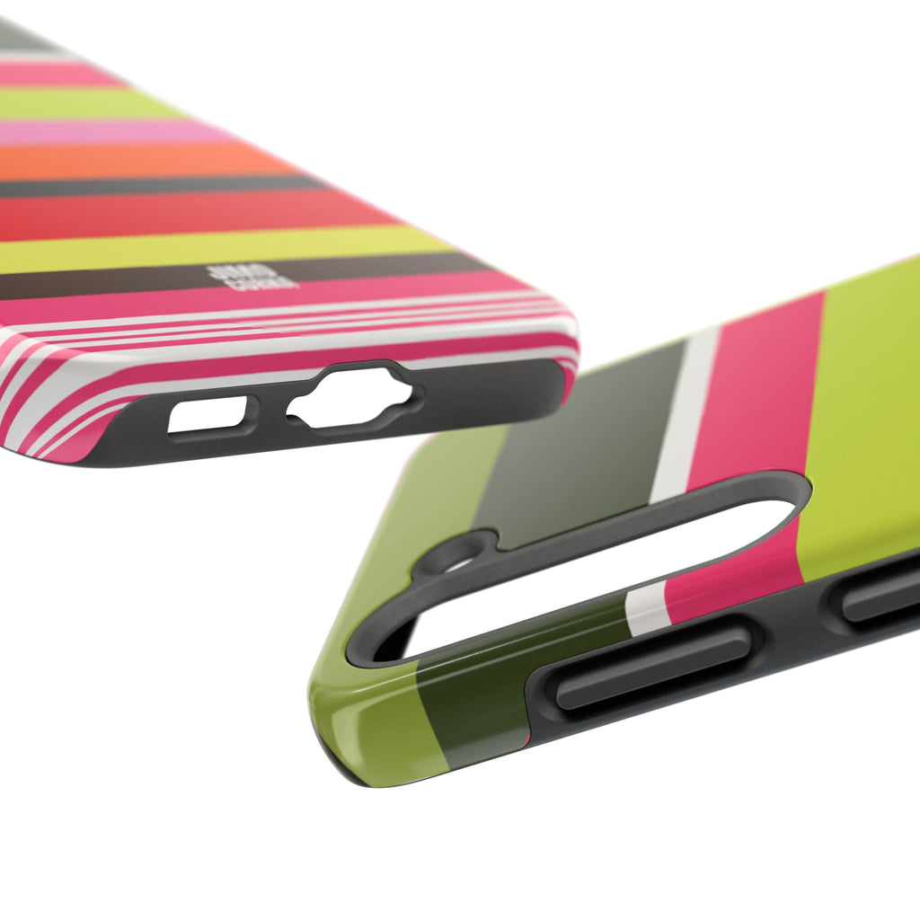 Berry Citrus Stripe Samsung Galaxy Case