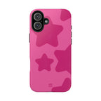 Hot Pink Bold Stars
