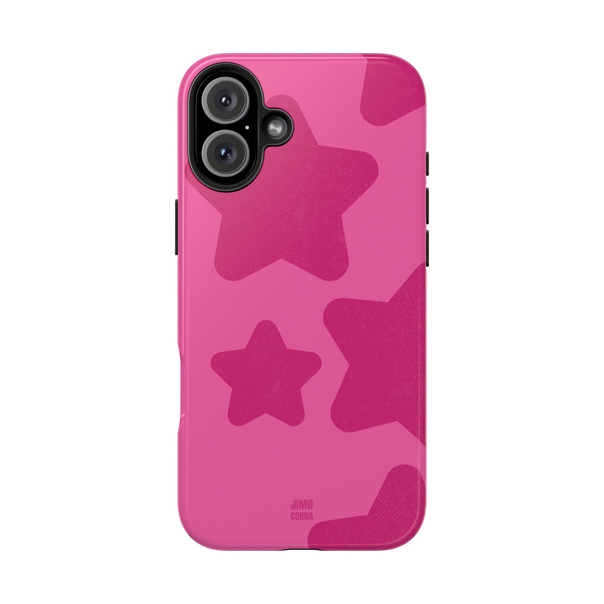 Hot Pink Bold Stars