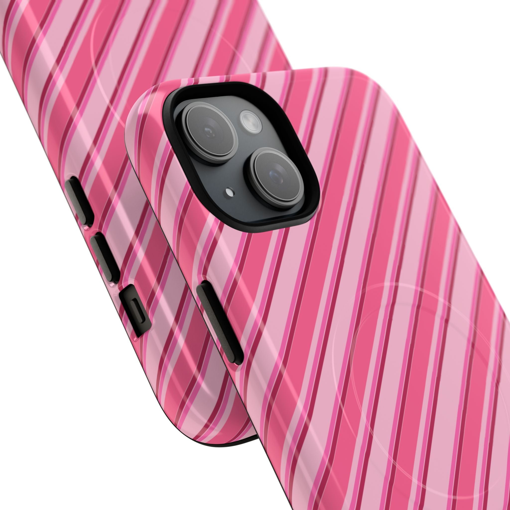 Angelina Stripes | Hot Pink - MagSafe iPhone Case