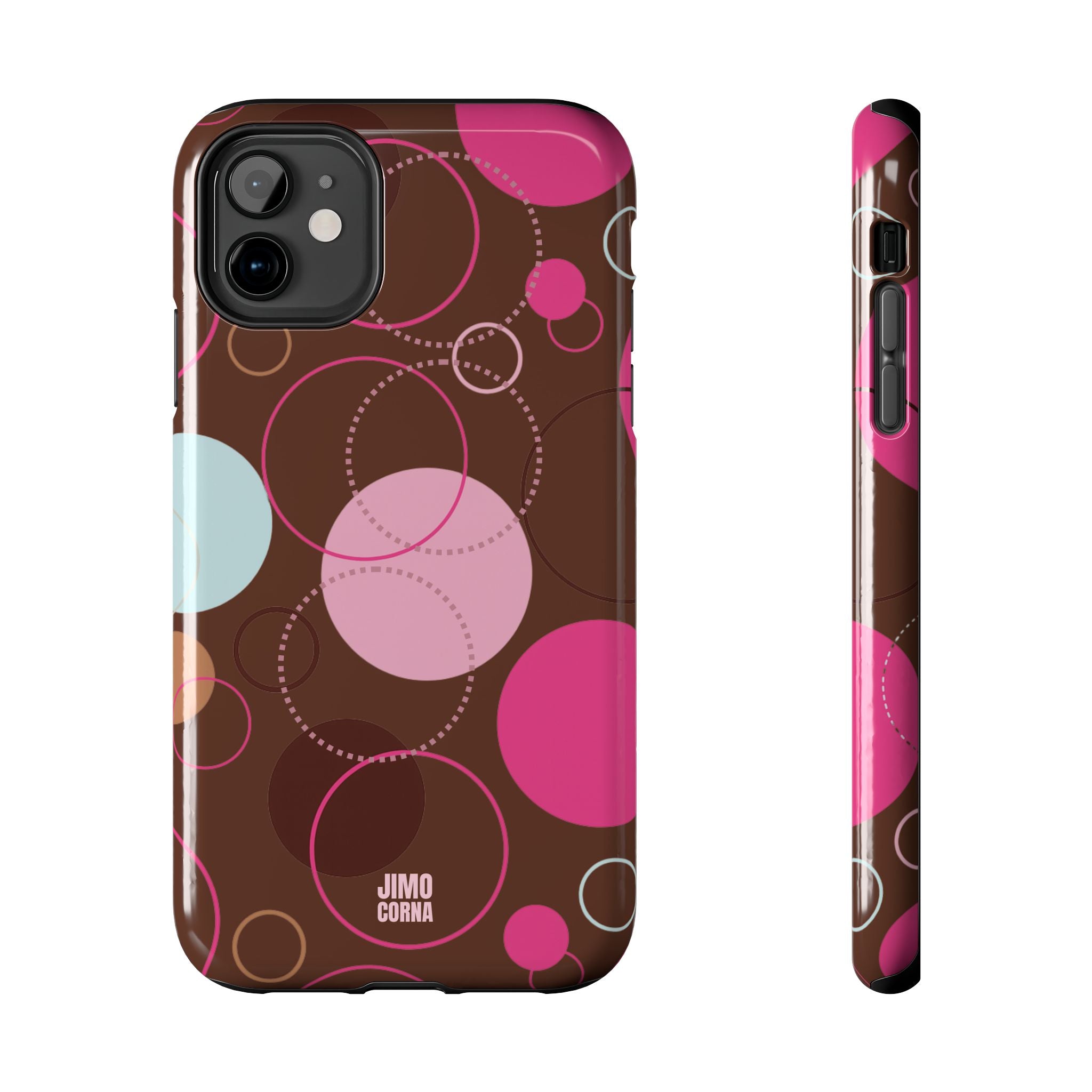 Spiral Pop iPhone Case | Brown