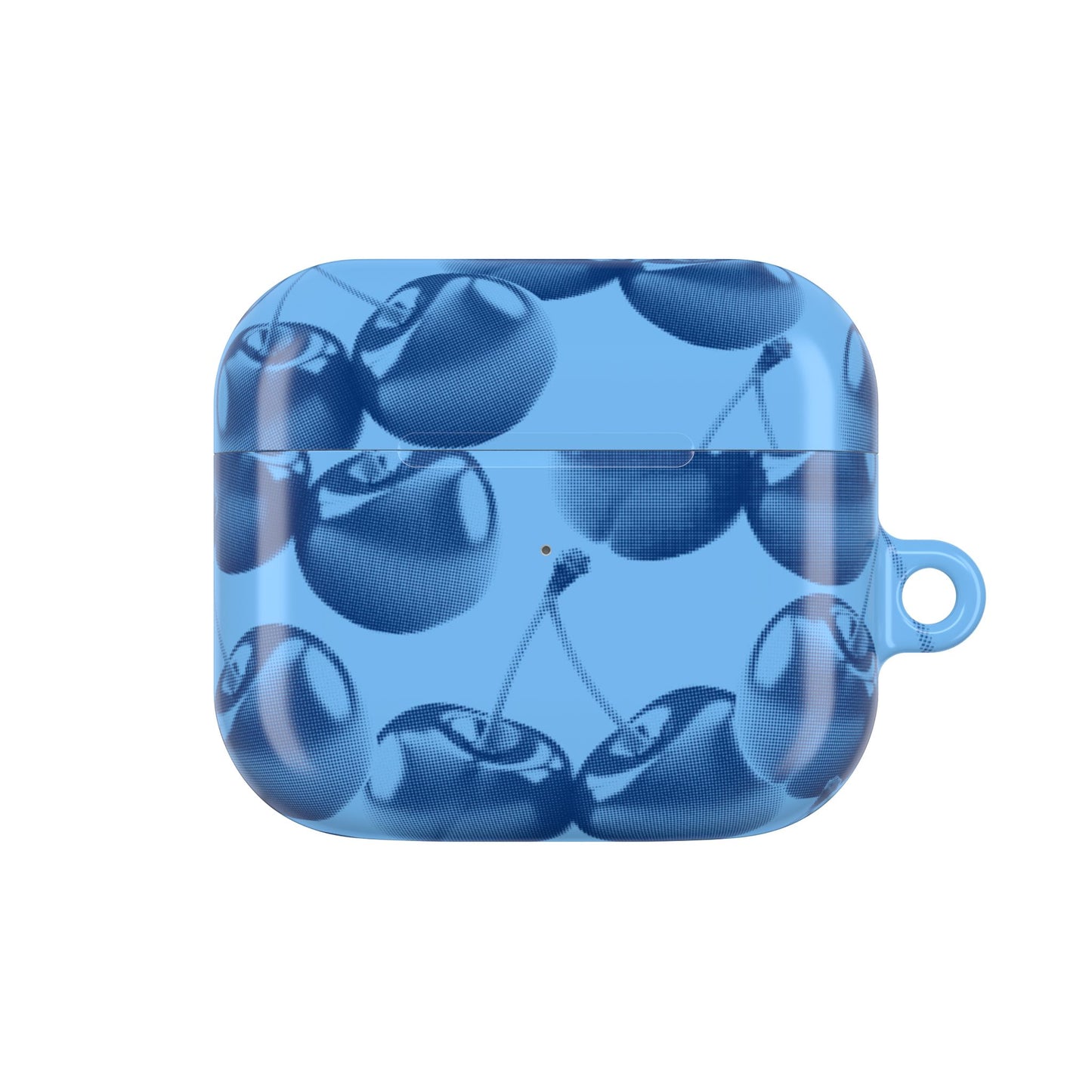 Blue Retro Cherries AirPods Case