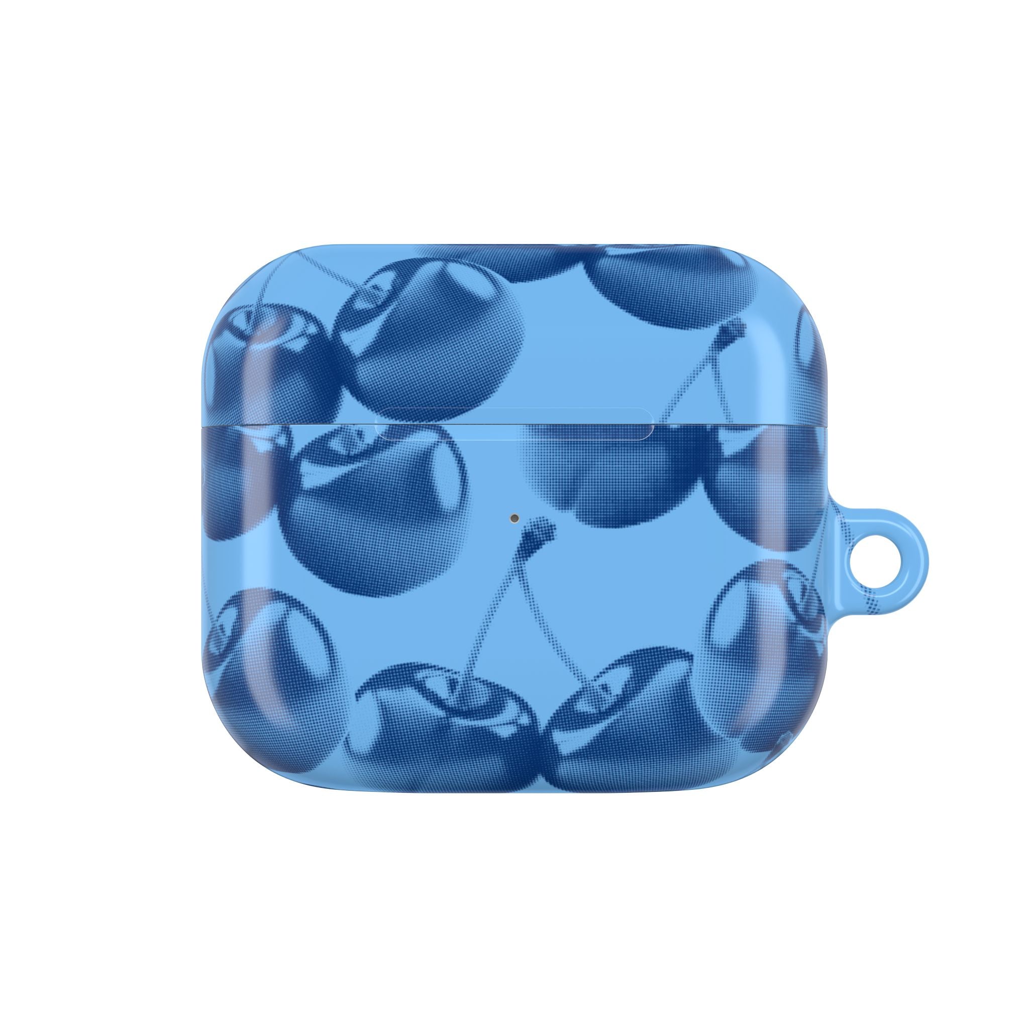 Blue Retro Cherries AirPods Case