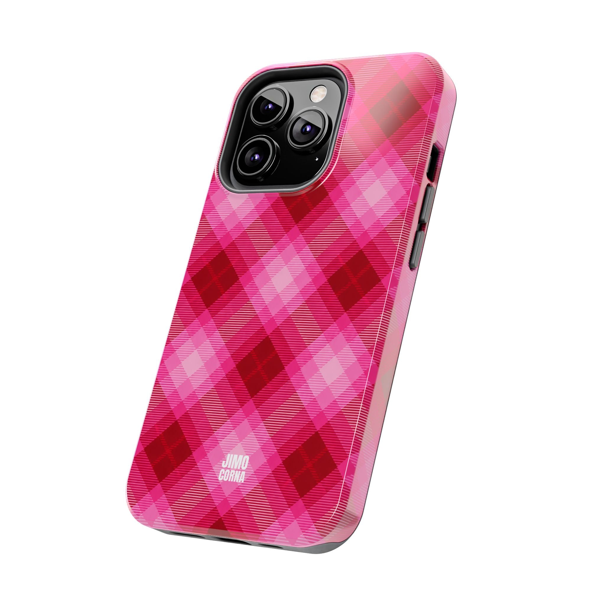 Pink Picnic Plaid iPhone Case
